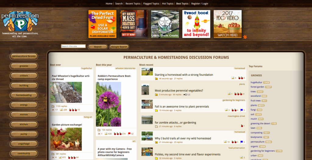 permaculture forums